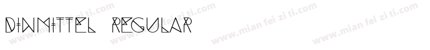 dinmittel regular字体转换